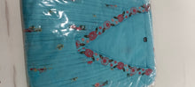 ManPanchi Premium Turquoise Blue Floral Embroidered Kurti Palazzo Suit with Dupatta